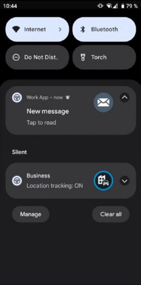 Work APP - Notifiche push